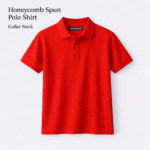 Honeycomb Spun Polo T-Shirt - Image 5