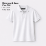 Honeycomb Spun Polo T-Shirt - Image 4