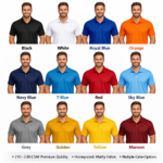 Honeycomb Matty Polo T-Shirt - Image 3